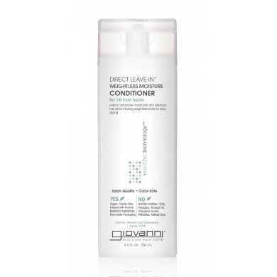 Giovanni Cosmetics - Direct Leave-In Weightless Moisture Conditioner - 250 ml