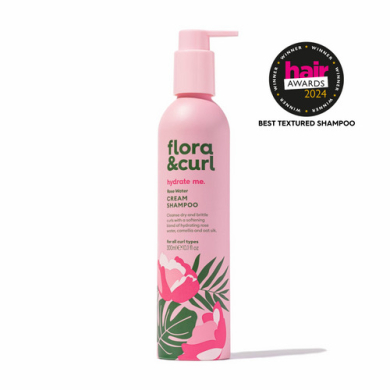 Flora & Curl Rose Water Cream Shampoo - 300 ml