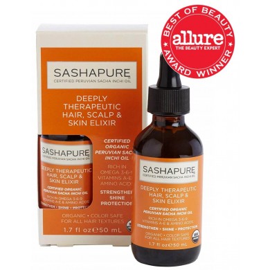 Sashapure Hair, Scalp & Skin Elixir