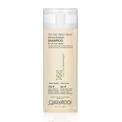 Giovanni Cosmetics - Tea Tree Triple Treat Invigorating Shampoo 250 ml