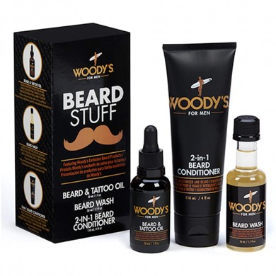 Woody's Baard Accessoires Kit