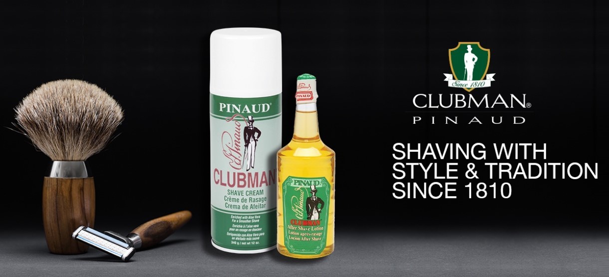 Clubman Pinaud Baard scheer en after shave producten