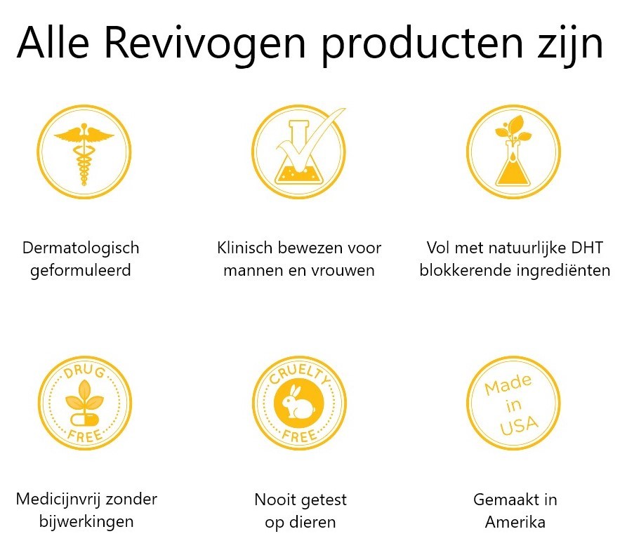 Revivogen tegen haartuitval en haarverlies voordelen